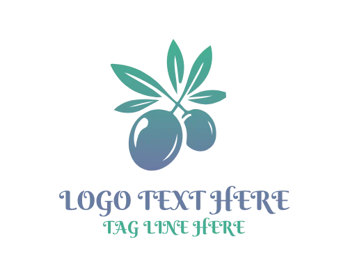 Natural Flow Olive Tree Logo
