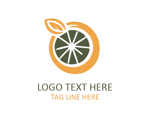 Natural Food Fruit Logo Design for Healthy Branding
