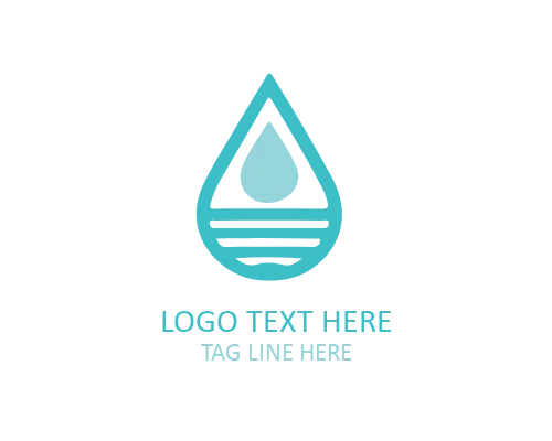 Natural Fresh Droplet Logo