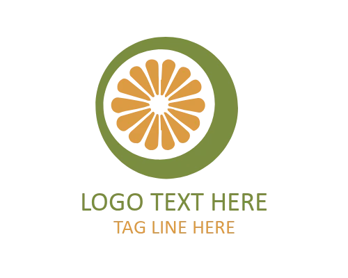 Natural Fruit Logo Design for Organic Identity
