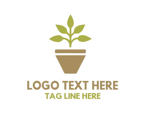 Natural Leaf Pot Logo