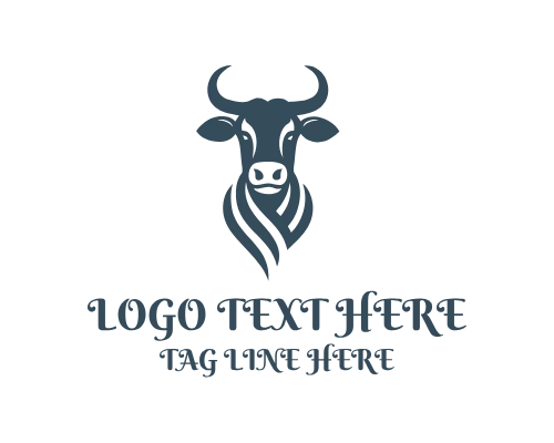Natural Milk Cow Logo