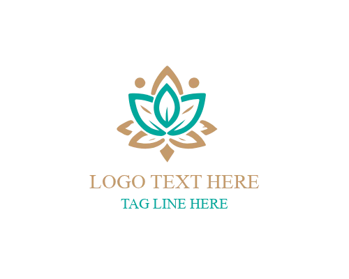 Natural Wellness Emblem Logo for Organic Health Branding