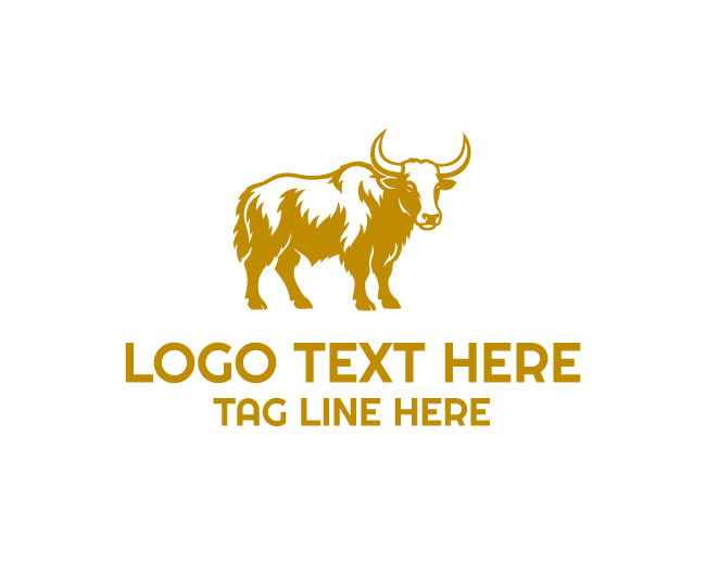 Natural Yak Nature Logo logo template preview