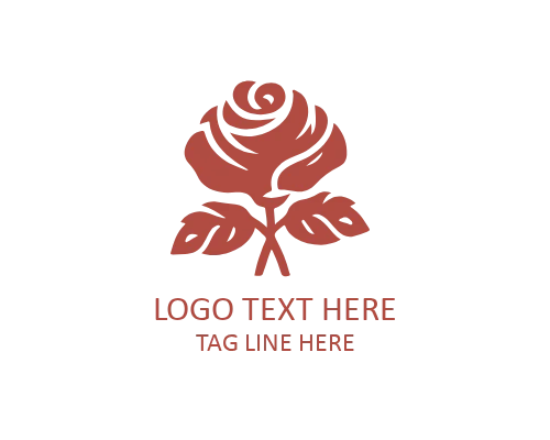 Nature Circle Rose Logo