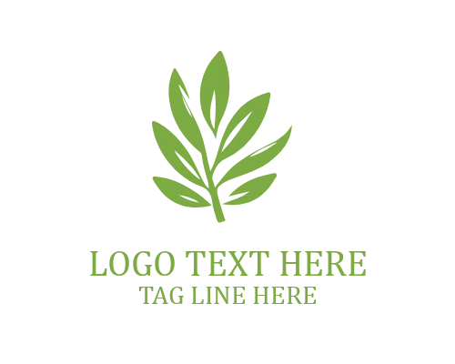 Nature Drop Olive Tree Logo