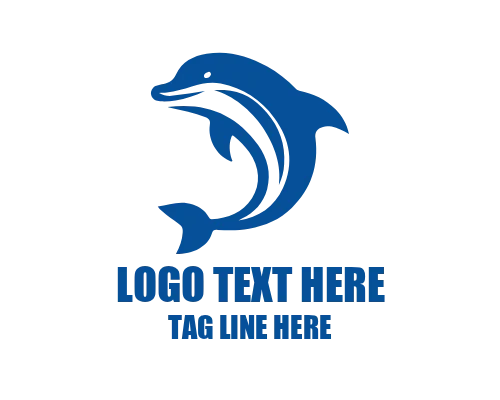 Nature Harmony Dolphin Logo