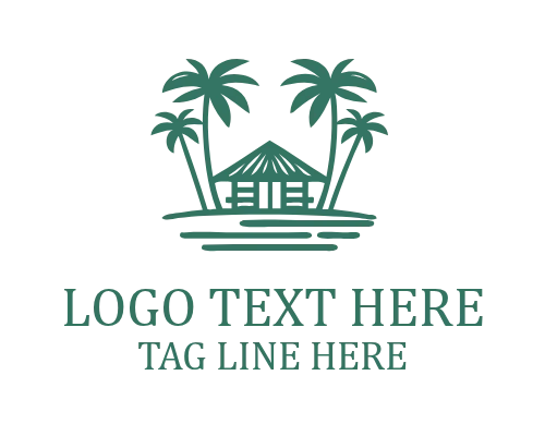 Nature House Hut Logo