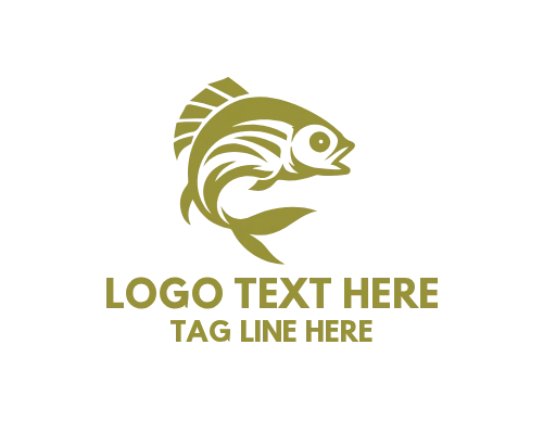 Nature Icon Fish Logo