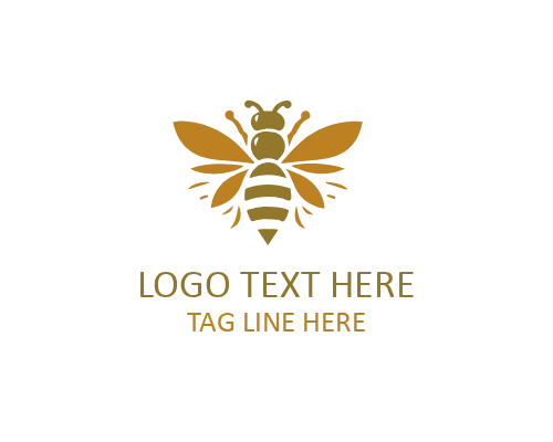 Nature Inspired Bee Logo