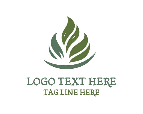 Nature Sprout Leaf Logo