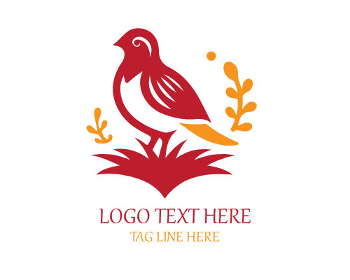 Nature Wildlife Quail Brand Logo