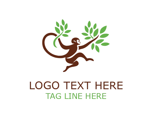 NaturePop Leaf Monkey Logo