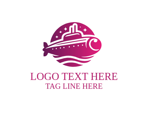 Nautical Explorer Submarine Logo