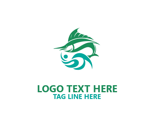 Nautical Line Marlin Logo