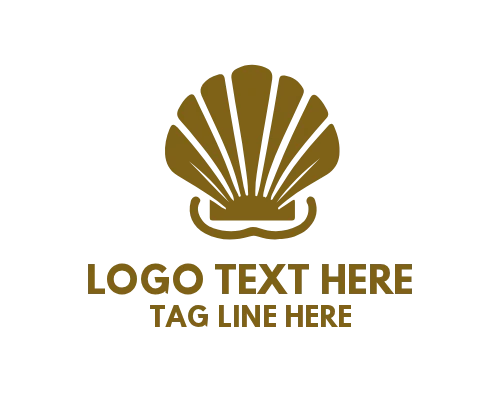 Nautical Style Shell Brand Logo