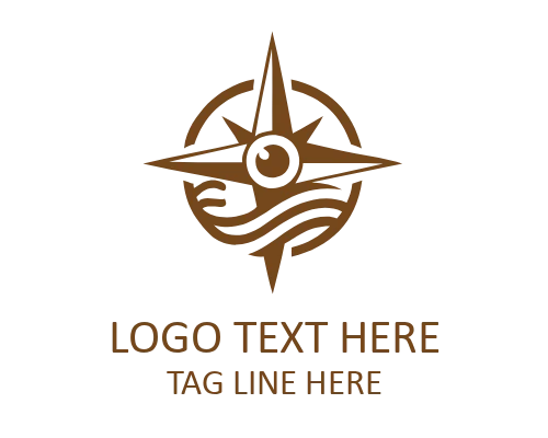 Navigation Compass Luxury Logo for Premium Identity