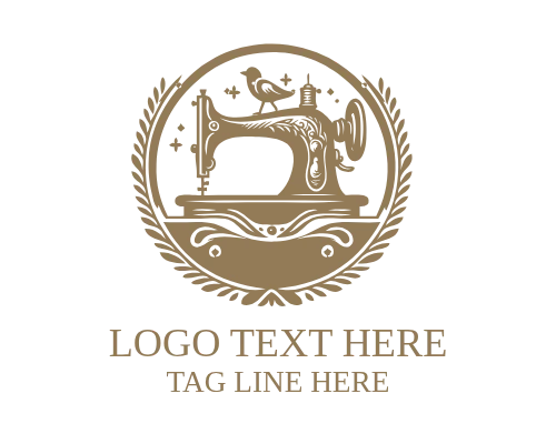 Needle Circle Sewing Logo