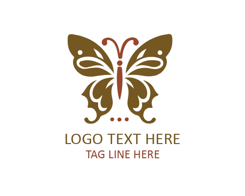  Neon Modern Butterfly Logo