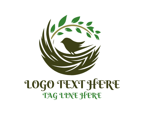  Nest Green Home Logo
