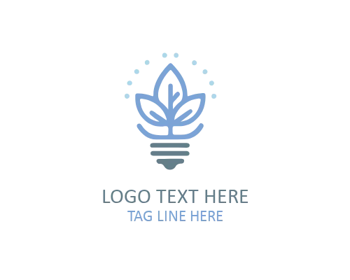 Network Idea Bulb Logo