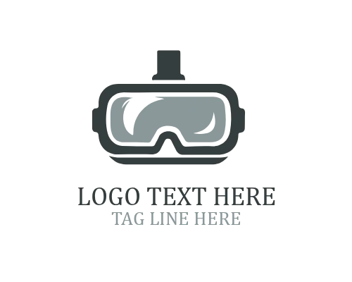 Next Generation VR Glasses Logo for Tech Brands