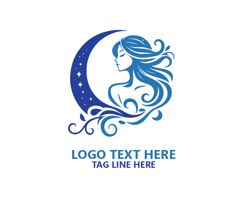 Night Balance Moon Woman Logo