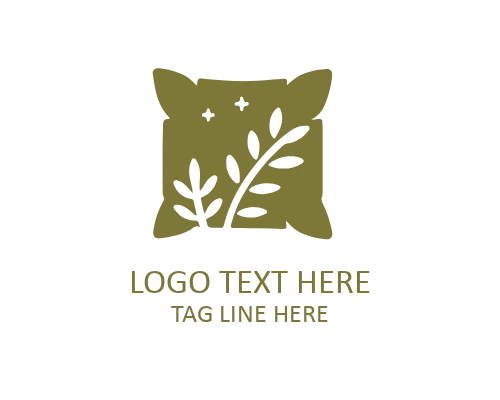 Night Rest Pillow Outline Logo