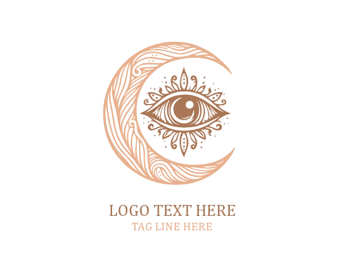 Night Spirit Boho Eye Logo