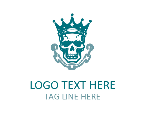 NightBlade Punk Skull Logo