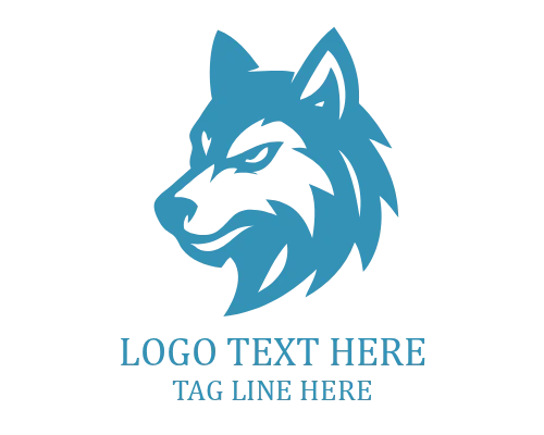 Nightfall Wolf Mascot Logo