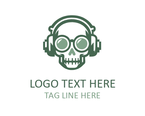 NightSpike Punk Skull Logo