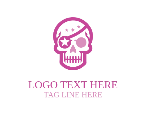 NightStrike Punk Skull Logo