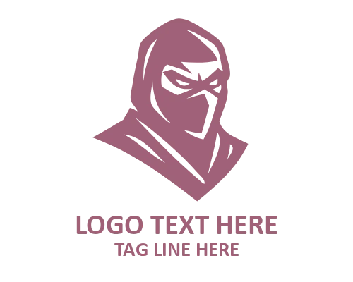 Ninja Crest Mascot Logo