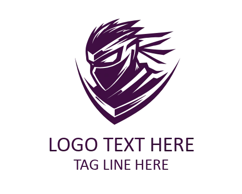 Ninja Emblem Mascot Logo for Esports Branding