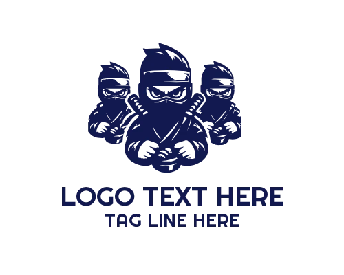 Ninja Mascot Logo for Esports Team Branding