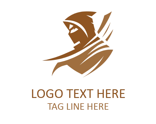 Ninja Modern Icon Mascot Logo for Gaming Identity