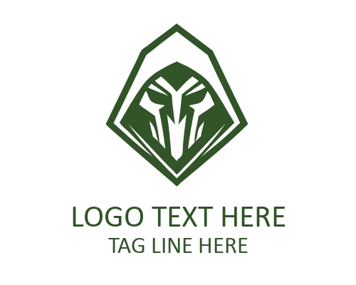 Ninja Outline Mascot Logo for Minimal Gaming Branding