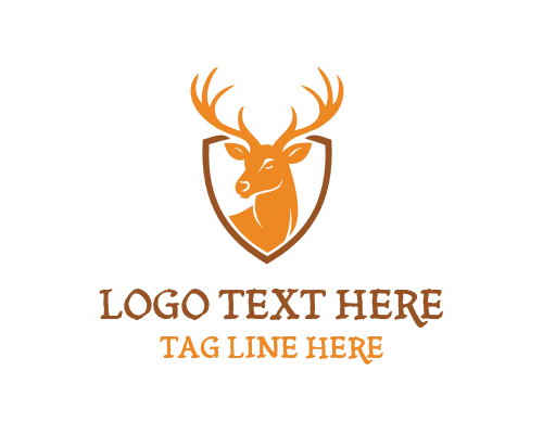Noble Deer Crest Logo