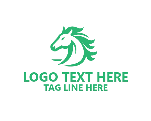 Noble Linear Horse Logo