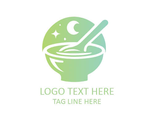 Noodle Bowl with Chopsticks Logo for Asian Cuisine