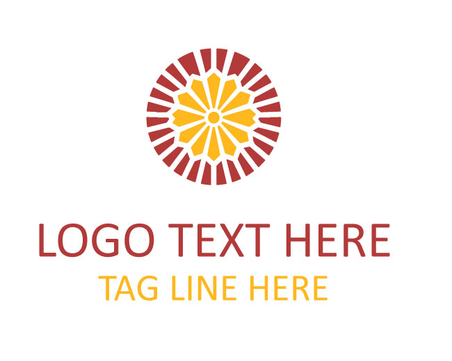 Nova Geometric Sun Logo