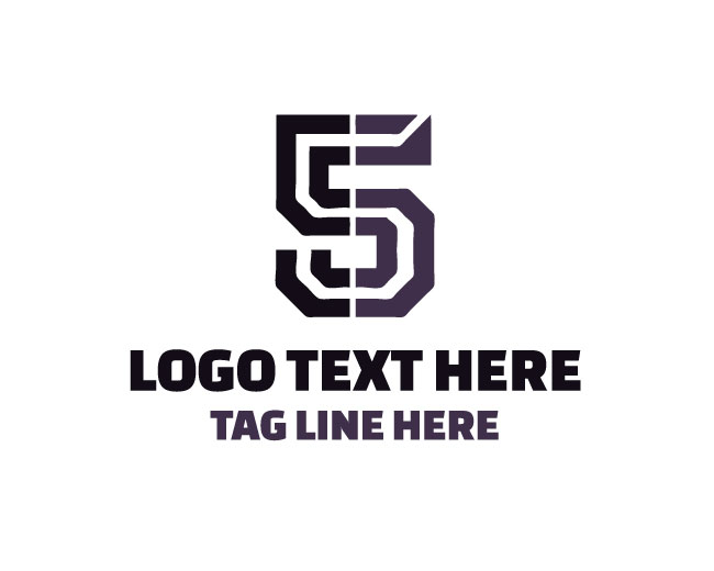 Number 5 Bold Logo