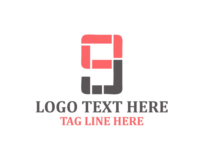 Number 9 Abstract Logo