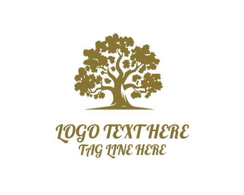 Oak Tree Forest Logo