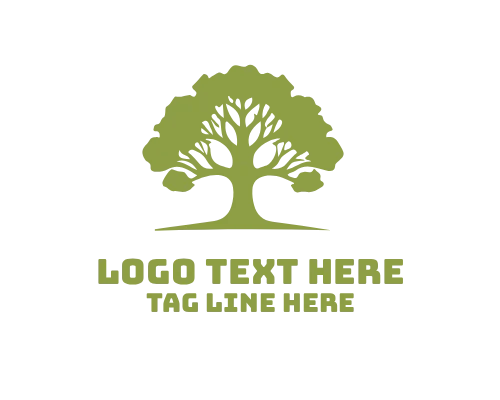 Oak Tree Landscape Logo