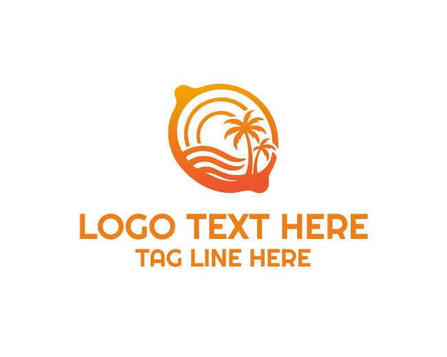Ocean Beach Lemon Logo