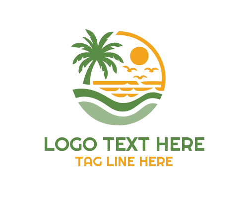 Ocean Beach Logo for Coastal Travel Brands