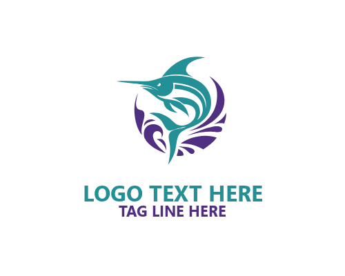 Ocean Charge Marlin Logo