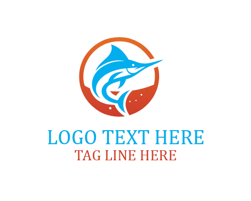 Ocean Current Marlin Logo